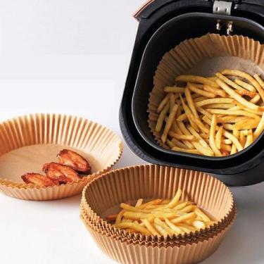 Imagem de Formas Descartáveis Antiaderente Para Fritadeira Air Fryer Em Papel Re