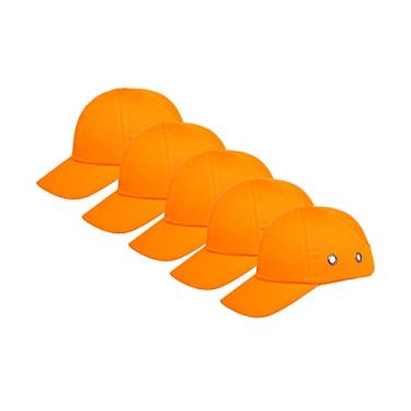 Imagem de zojo Boné de Beisebol Bump, Capacete, 5 Peças, Boné de Segurança Leve, Respirável e Refletivo (5 Peças-Sarja Neon Laranja)