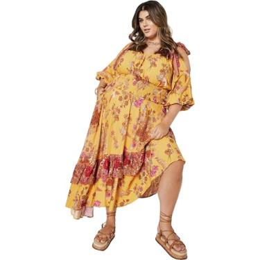 Imagem de City Chic Saia feminina Venice, Girassol, 56