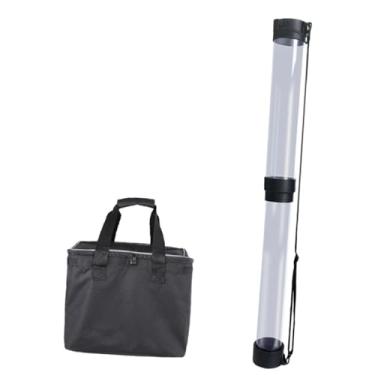 Imagem de Colaxi Pickleball pegar tubo de tênis bola selecionador tubo superior telescópico leve masculino com alça de ombro esportes ao ar livre captador