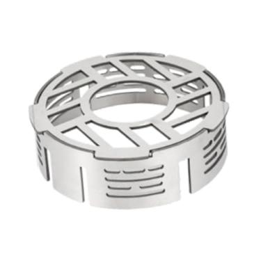 Imagem de Aymzbd Fogão de acampamento Pára-brisas Fogão a gás Corta-ventos Fogão de acampamento Protetor contra ventos Fogão externo Pára-brisas para, 10.8 Cm X 3.5 Cm