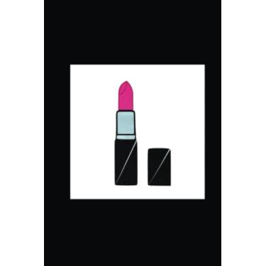 Imagem de LIPSTICK Notebook: GRAPH paper, 120 page 6”x9” drafting quad ruled grid composition 4x4 squares per inch, with POP ART cover for school, college, ... people who measure, draw to scale: Geniuses