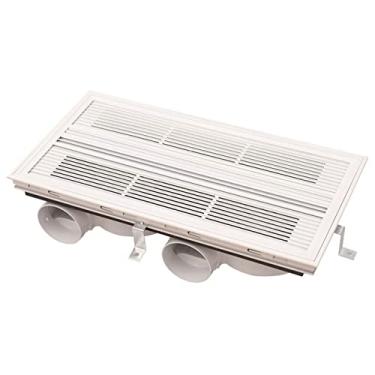 Imagem de Conjunto de exaustores de ventilação, ventilação, banheiro, exaustor, ventilação, duplo núcleo, exaustor de grade dupla para cozinha/banheiro, super silencioso, exaustor forte (controle remoto