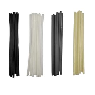 Imagem de Vara de solda 5x2,5 mm hastes de solda de plástico 200 mm de comprimento ABS/PP/PE/PPR varas de soldagem para ferramentas de reparo de pára-choques de carro soldador de ar quente metralhadora haste de soldagem a arco de eletrodo (tamanho: 20 peças, cor: ABS)