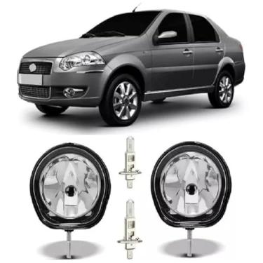 Imagem de Par Farol De Milha Siena G4 2011 2012 2013 2014 2015 2016 + Lâmpada