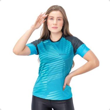 Imagem de Camisa dry fit academia feminina com proteção UV B37 - BOLLDOR, G