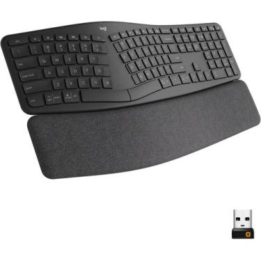 Imagem de Teclado Logitech K860 Ergo Wifi 920-010343 Esp 920-010343, Preto