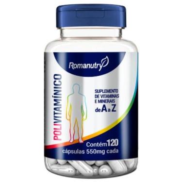 Imagem de Polivitaminico de A a Z 550mg 120 Cáps - Romanutry