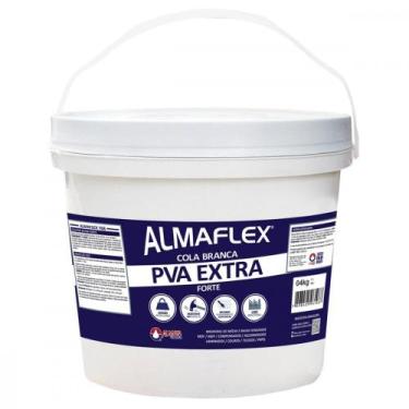 Imagem de Cola Branca Almaflex Pva Extra 4Kg 768 415 - ALMATA, Branco