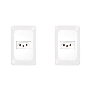 Imagem de Kit C/2 - Pial Conjunto  Pop 4X2 1 Tomada  20A 3020 - Pial legrand