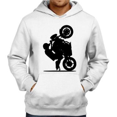 Imagem de Moletom Moto Grau XJ6 - Foca na Moda, Branco, M