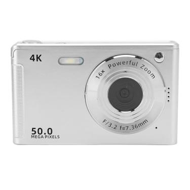 Imagem de Câmera Digital Com Luz de Preenchimento 4K 50MP Tela de 2,8 Polegadas Zoom 16x Anti Shake AF Câmera Com Foco Automático Câmera Compacta Pequena para Retrato e Paisagem