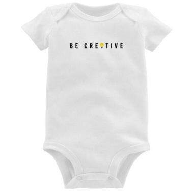 Imagem de Body Bebê Be Creative - Foca na Moda, Branco, M