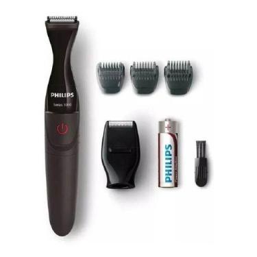 Imagem de Barbeador e aparador philips multigroom 2 em 1 à prova d'agua bi-volt 