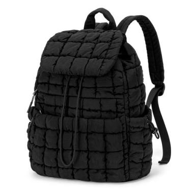 Imagem de Mochila CLUCI Puffy Acolchoada para Mulheres - Leve e com 19 Litros