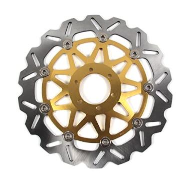 Imagem de 1 peça de disco de freio dianteiro flutuante compatível com CAGIVA MITO 125 1991-1994, MITO 525 125 2006 2007, MITO EV 125 1995-2007, MITO SP525 125 2006-2010, peças de acessórios de motocicleta