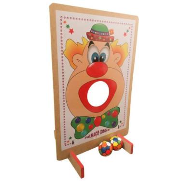 Imagem de Brinquedo Acerte o Alvo Boca do Palhaço Festa Junina - Brincadeira