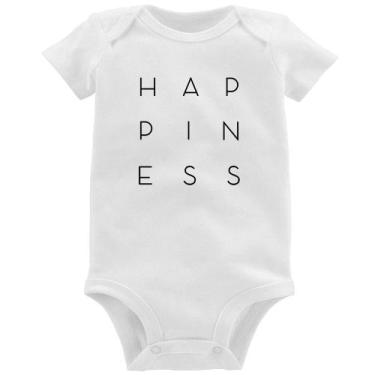 Imagem de Body Bebê Happiness - Foca na Moda, Branco, M
