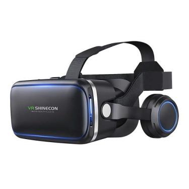 Imagem de Óculos  de Realidade virtual VR Shinecon 3D 10.0 com Controle Fones de