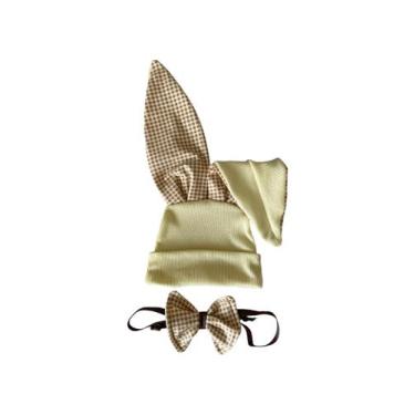 Imagem de Conjunto de Touca e Gravata para Bebê - Elegância e Conforto - VANETEX