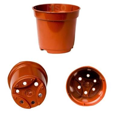 Imagem de 80 Mini Vasinhos Coloridos Pote 6 De 80ml Castos E Suculentas mudas lembrancinhas (MARROM)