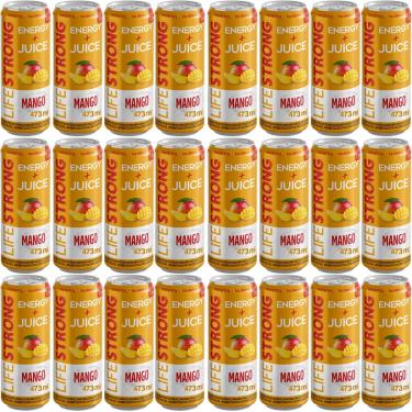 Imagem de Energético Life Strong Energy Drink 24 unidades Mango