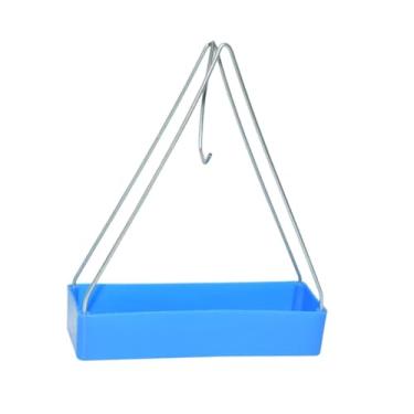 Imagem de IEUDNS Suporte de bobina pendurado incenso queimador de queimador de mesa de decoração de decoração de caixa de incenso bobina em espiral queimador de, Azul