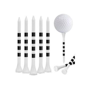 Imagem de Tee de Madeira Profissional 83mm Importado Kit 30 Unds  - Estilo Bolei
