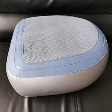 Imagem de Just E Joy Almofada De Reforço Para Banheira Hidromassagem Com Ventosas, Inflável Pvc, Suporte Macio Encosto Adultos Crianças Em Casa, Spa Descanso (Azul)