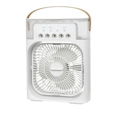 Imagem de mini Ventilador Melhora qualidade do ar humidificador 600ml - TECK KIN