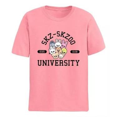 Imagem de Camiseta Básica Unissex Stray Kids Banda Kpop Skz Skzoo Y2k - loja din