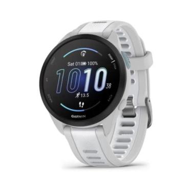 Imagem de Smartwatch Relógio Garmin Forerunner 165 Cinza e Branco WW com Monitor