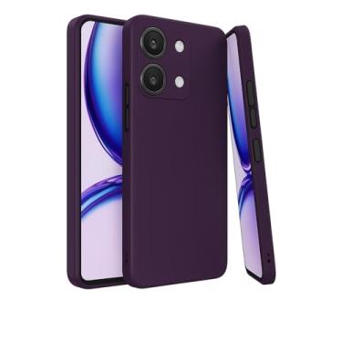 Imagem de Capa Capinha PREMIUM Compatível Motorola Moto Edge 60 e Edge 60 Fusion Silicone Macio Interior Veludo - Proteção De Câmera (Roxo Berinjela)
