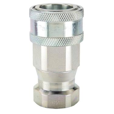 Imagem de Acoplador Parker 6608-10-10 com válvula hidráulica QC 7/8-14 ORB fêmea