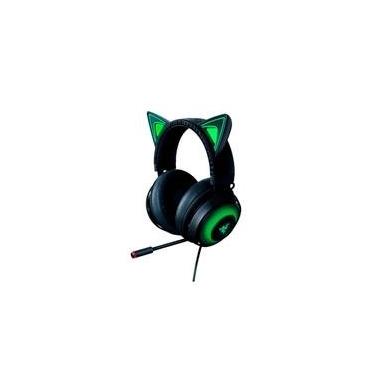 Imagem de Headset Gamer Razer Kraken Kitty V2, Chroma RGB, 7.1, Driver 40mm, USB, Kitty Ears, Preto - RZ0404730100