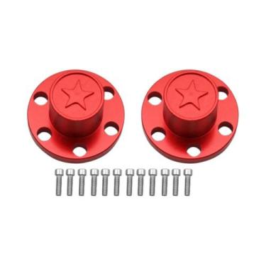 Imagem de Capas de Pneu de Metal para RC Crawler Axial SCX10 TRX4 D90 - 6 Furos,