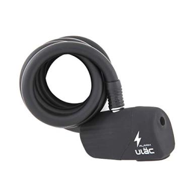 Imagem de ULAC Cabo de alarme BEE 110dB, cabo de aço trançado de 12 mm x 120 cm (0,5 pol x 47 pol) para bicicleta, motocicleta, scooter