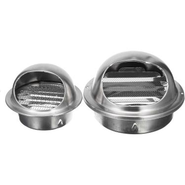 Imagem de Ventilação De Ar, Grade De Ventilação De Ar 100/150mm Aço Inoxidável Parede De Teto Duto De Ventilação Ventilação Exaustão Tampa Da Grade De Saída De Aquecimento Refrigeração & Ventilação (