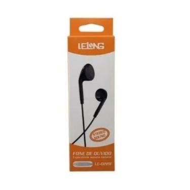 Imagem de Fone De Ouvido Com Fio Lelong Sonora Natural Le-0228
