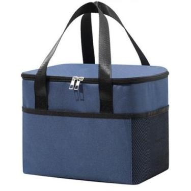 Imagem de Bolsa Térmica Dobrável Impermeável Para Alimentos e Bebidas - CZZ, Azu