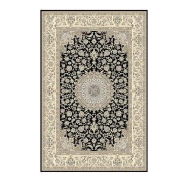 Imagem de Tapete de decoração para quarto, grosso, macio e fofo, para estudo, estilo americano retrô, para sala de estar (200x250 cm/Q)