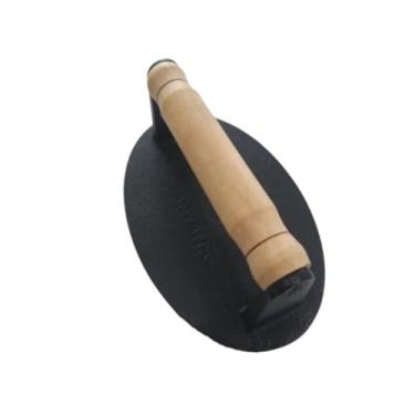 Imagem de Peso Prensa Para Bifes Lanches Chapa Ferro Fundido