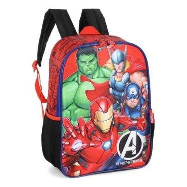 Imagem de Mochila Vingadores Avengers Infantil Masculina Costas G Cl1 - Luxcel