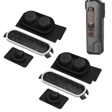 Imagem de Pacote com 2 botões de substituição XPR3500e Launch Talk PTT para Motorola XPR3500e XiR P6600i XiR P6620i Walkie-Talkie