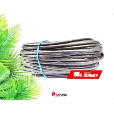 Imagem de Cabo De Rede 35 Metros Internet Profissional Preto Crimpado - SHOPDNG
