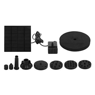 Imagem de Bomba de fonte de água solar kit de banho de pássaro pequeno e submersível para a piscina de jardim de lagoa 120 cm