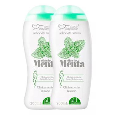 Imagem de Kit 2 Sabonete Íntimo Feminino Óleo de Menta Limpeza e Proteção - Suav
