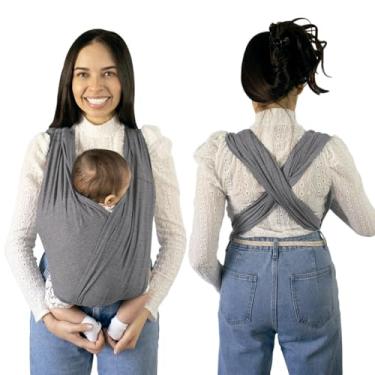 Imagem de Sling em X da KaBaby GG Cinza