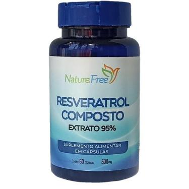 Imagem de Resveratrol Composto 60 Cápsulas 500mg - NathurePro