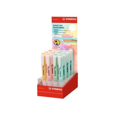 Imagem de Marca Texto Stabilo Tons Pastel Display 16 Un Stabilo 577600 - Sertic